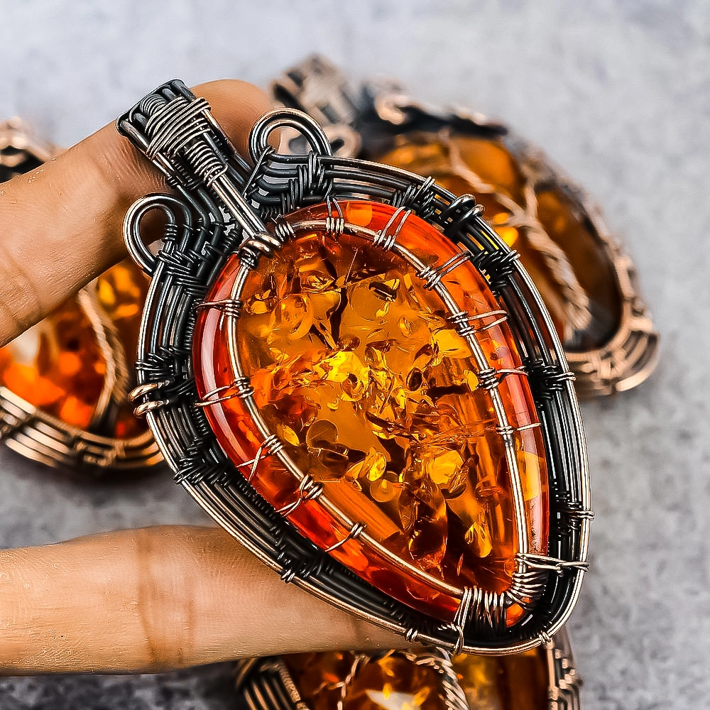 Polish Amber Pendant